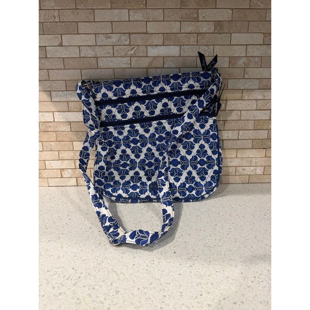 Vera Bradley Blue White Floral Handbag